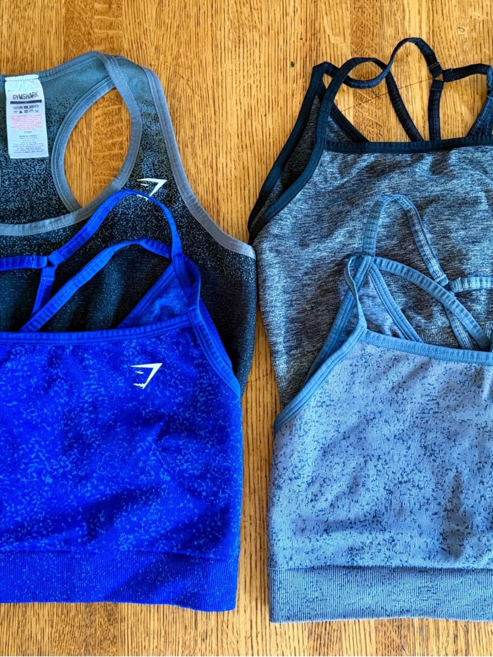 🦈 Gymshark Adapt Seamless sports bra bundle size Large Euc 💪